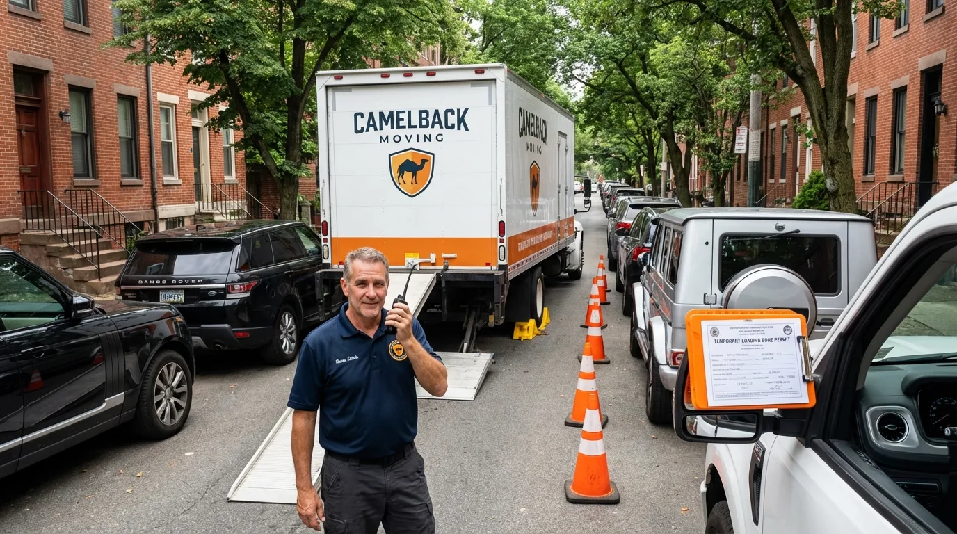 City street loading permit setup in West Boylston, MA