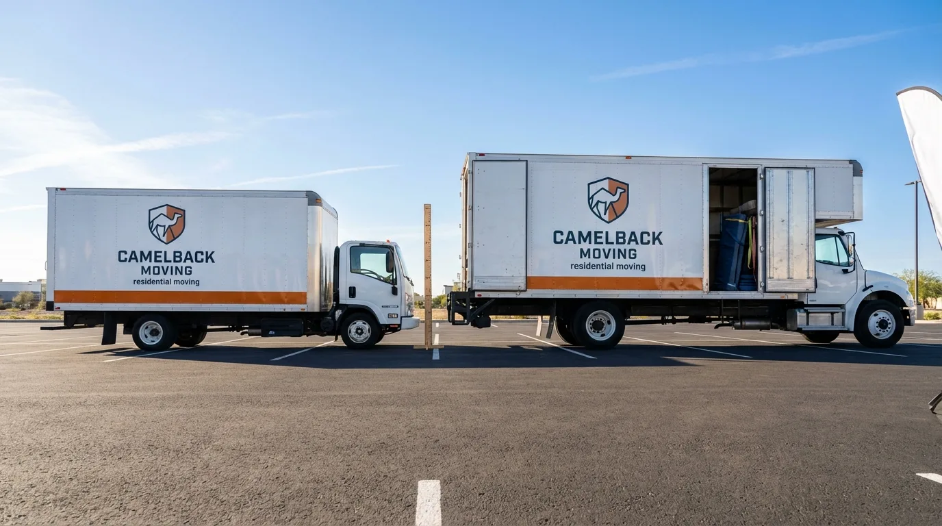 Moving truck size capacity guide in West Boylston
